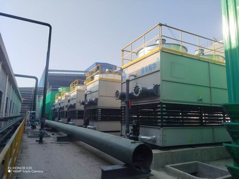 某鋼廠(chǎng)煉鋼項(xiàng)目采用豫冷高華牌板式蒸發(fā)冷卻器